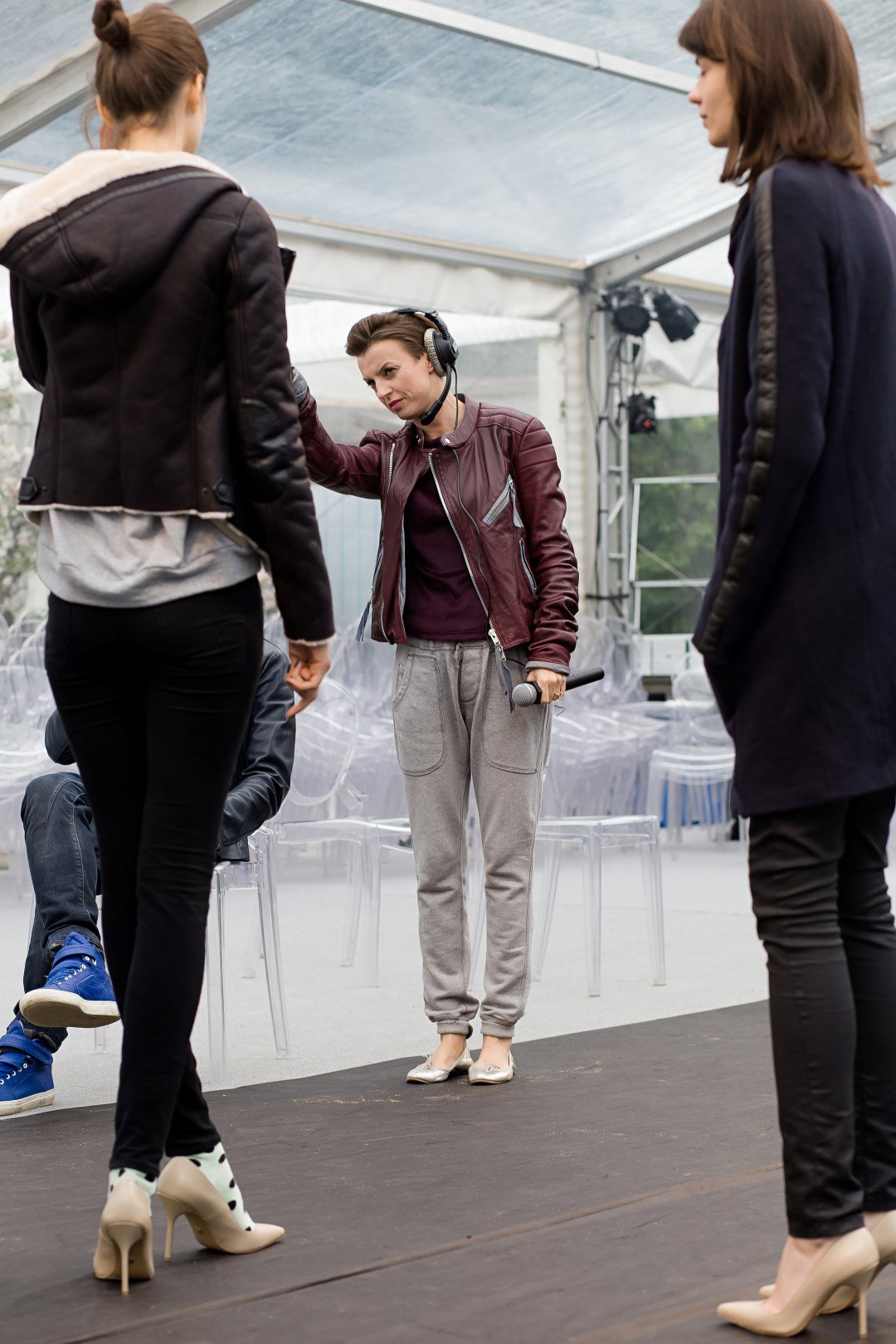 Backstage pokazu Łukasz Jemioł jesień-zima 2013