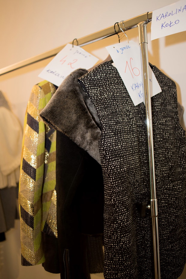 Backstage pokazu Łukasz Jemioł jesień-zima 2013