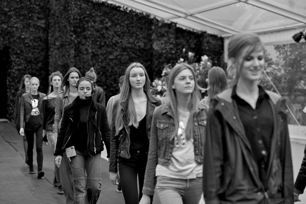 Backstage pokazu Łukasz Jemioł jesień-zima 2013