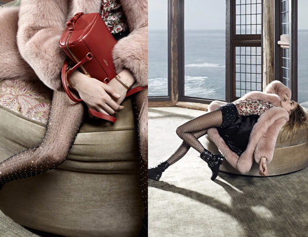 Cara Delevingne w kampanii Saint Laurent Paris jesień-zima 2013, fot. Hedi Slimane
