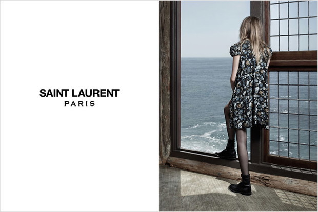 Cara Delevingne w kampanii Saint Laurent Paris jesień-zima 2013, fot. Hedi Slimane