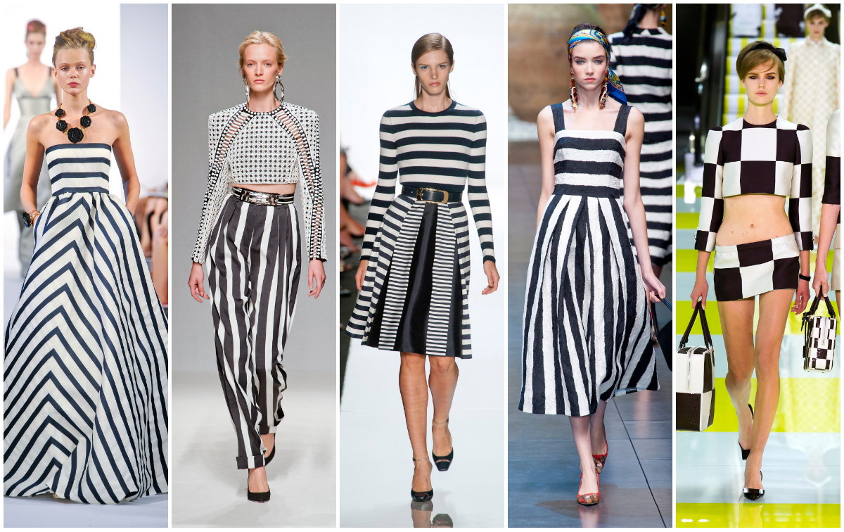 Trendy 2013: paski i szachownica