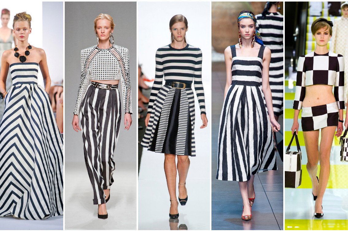 Trendy 2013: paski i szachownica