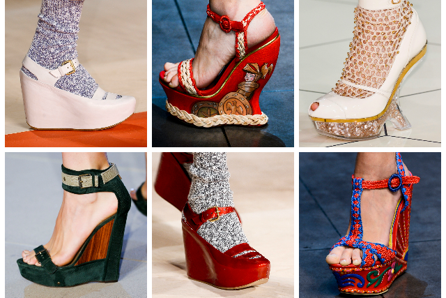 Buty na koturnie - czy są modne w sezonie wiosna-lato 2013?