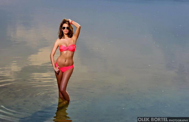 Justyna Pawlicka z Top Model 3 w bikini Cocktail Shock