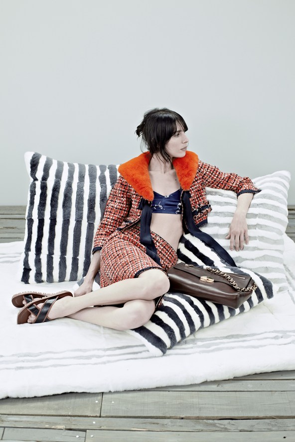Charlotte Tomaszewska w Marc Jacobs Resort 2014