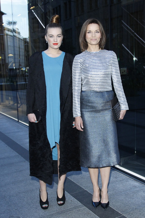 Gwiazdy na otwarciu butiku Louis Vuitton: Małgorzata Foremniak i Aleksandra Jędruszczak, fot. Akpa