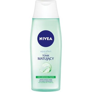 Nivea Aqua Effect, tonik matujący, cena: 15zł fot. materiały prasowe