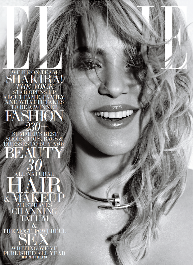 Shakira w lipcowym ELLE US