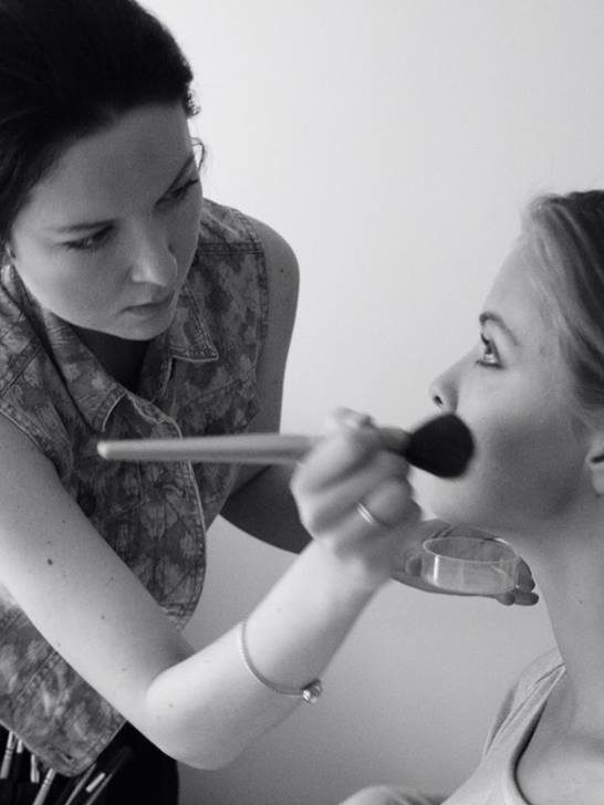 Zuzanna Kołodziejczyk - backstage sesji zdjęciowej z Taryllem, make up - Eva, fot. FB Taryll Portrait Photographer