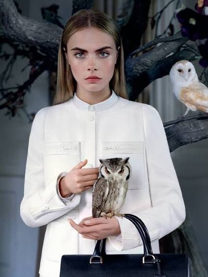 Cara Delevingne w kampanii Mulberry jesień-zima 2013