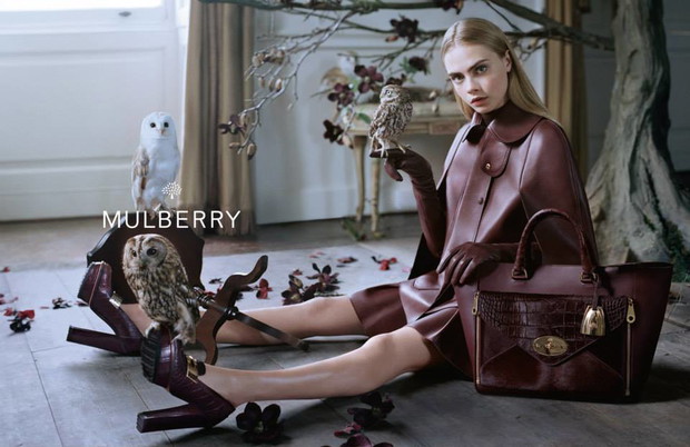 Cara Delevingne w kampanii Mulberry jesień-zima 2013
