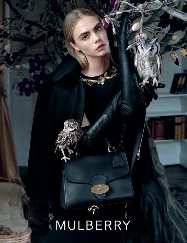 Cara Delevingne w kampanii Mulberry jesień-zima 2013