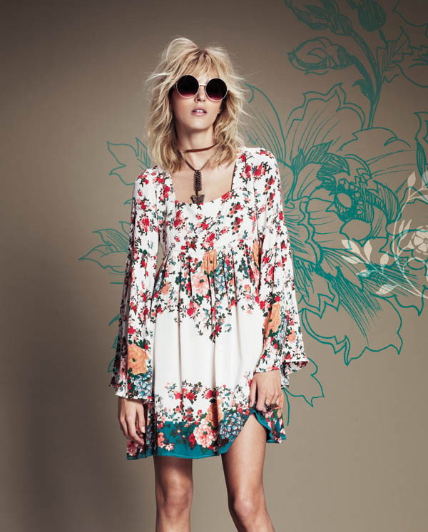 Anja Rubik dla Free People - lookbook czerwiec 2013