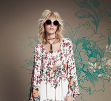 Anja Rubik dla Free People - lookbook czerwiec 2013