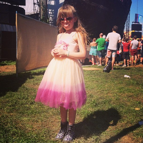 Gwiazdy na Twitterze: Glastonbury Festival 2013, fot. instagram Daisy Lowe