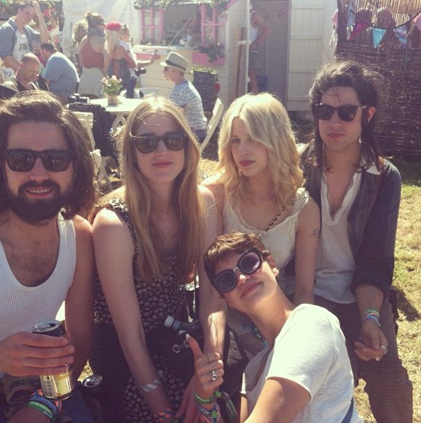 Gwiazdy na Twitterze: Glastonbury Festival 2013, fot. instagram Peaches Geldof