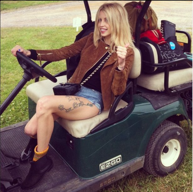 Gwiazdy na Twitterze: Glastonbury Festival 2013, fot. instagram Peaches Geldof