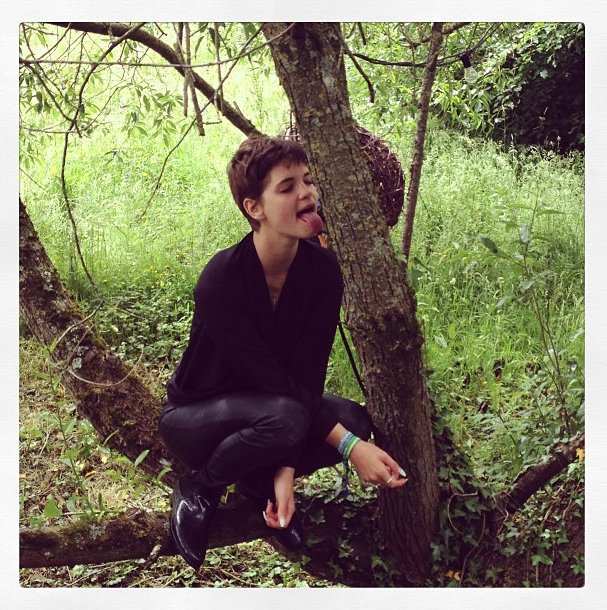 Gwiazdy na Twitterze: Glastonbury Festival 2013, fot. instagram Pixie Geldof