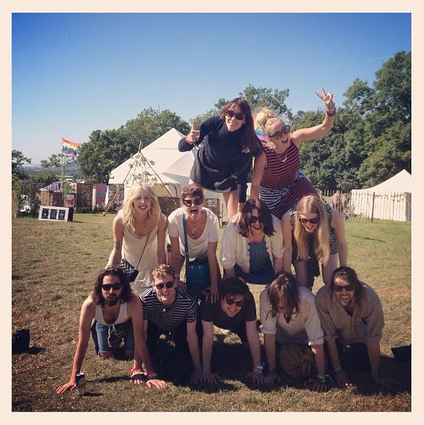 Gwiazdy na Twitterze: Glastonbury Festival 2013, fot. instagram Pixie Geldof