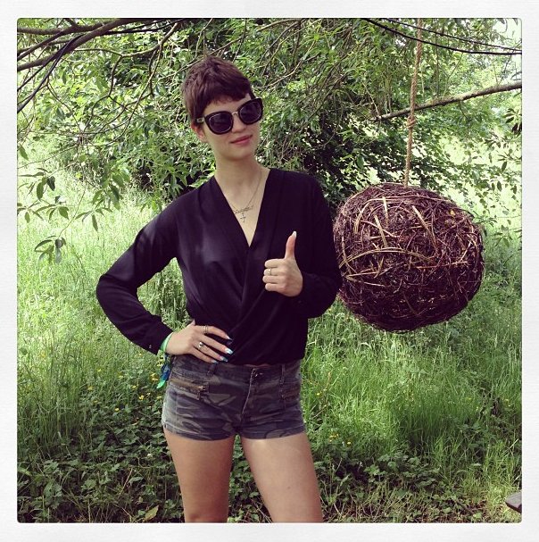 Gwiazdy na Twitterze: Glastonbury Festival 2013, fot. instagram Pixie Geldof