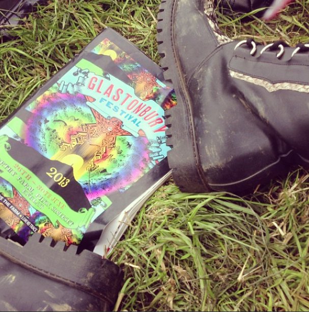Gwiazdy na Twitterze: Glastonbury Festival 2013, fot. instagram Rita Ora