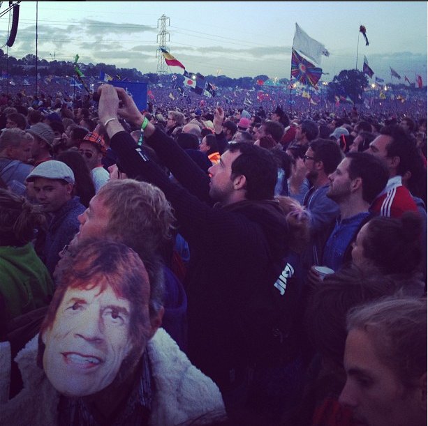 Gwiazdy na Twitterze: Glastonbury Festival 2013, fot. instagram Thomas Geldof-Cohen