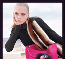 Kampania Fendi jesień-zima 2013 - Cara i Saskia