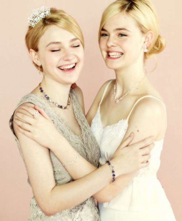 Siostry Fanning w kampanii J. Estina, wiosna-lato 2013