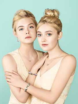 Siostry Fanning w kampanii J. Estina, wiosna-lato 2013