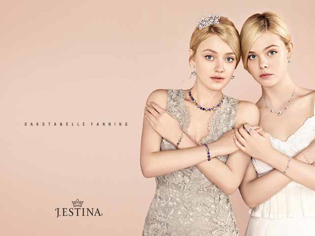 Siostry Fanning w kampanii J. Estina, wiosna-lato 2013