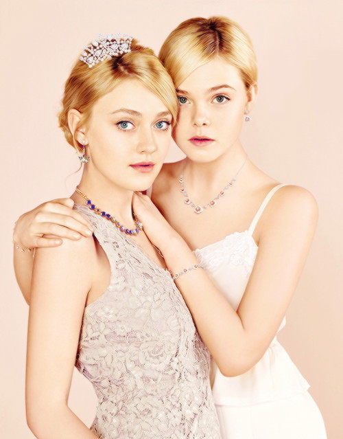 Siostry Fanning w kampanii J. Estina, wiosna-lato 2013