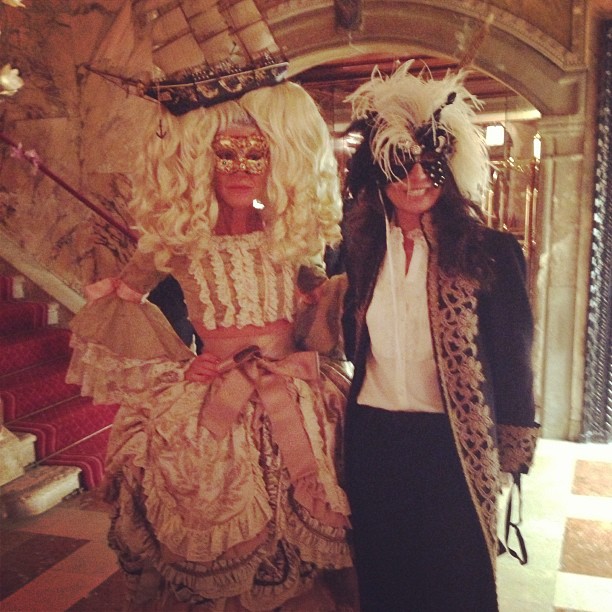 Anna Dello Russo na balu Un Ballo in Maschera Dolce & Gabbana, fot. Instagram