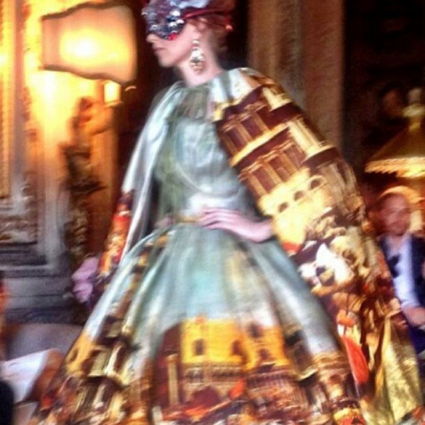 Dolce & Gabbana Alta Moda FW 13 - pokaz, kulisy i maskarada