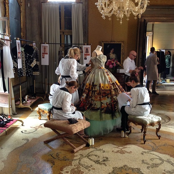 Dolce & Gabbana Alta Moda FW 13 - pokaz, kulisy i maskarada