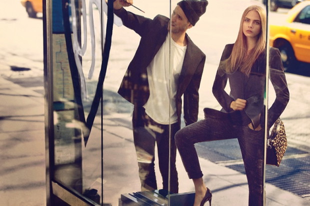 Kampania DKNY z Carą Delevingne jesień-zima 2013