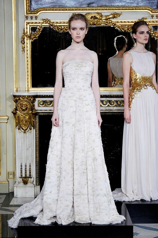 Suknie ślubne z pokazów haute couture jesień-zima 2013