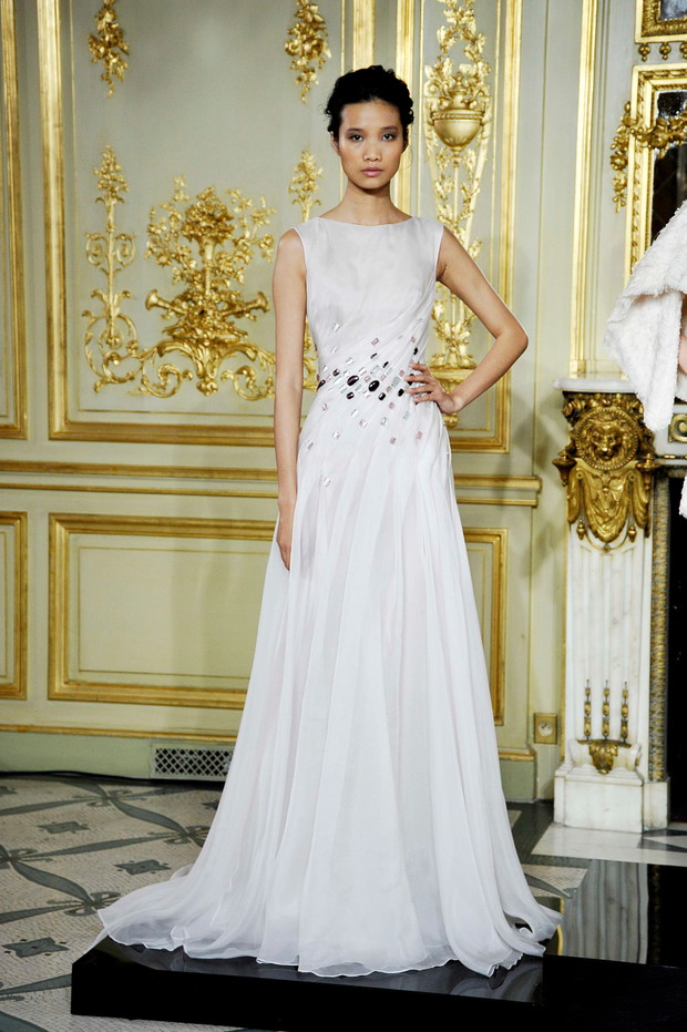 Suknie ślubne z pokazów haute couture jesień-zima 2013