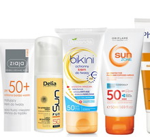 Kosmetyki z filtrem SPF 50, kolaż: ELLE.pl