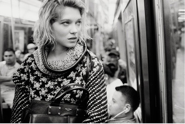 Léa Seydoux w kampanii rag & bone, jesień-zima 2013/2014, fot. Glen Luchford