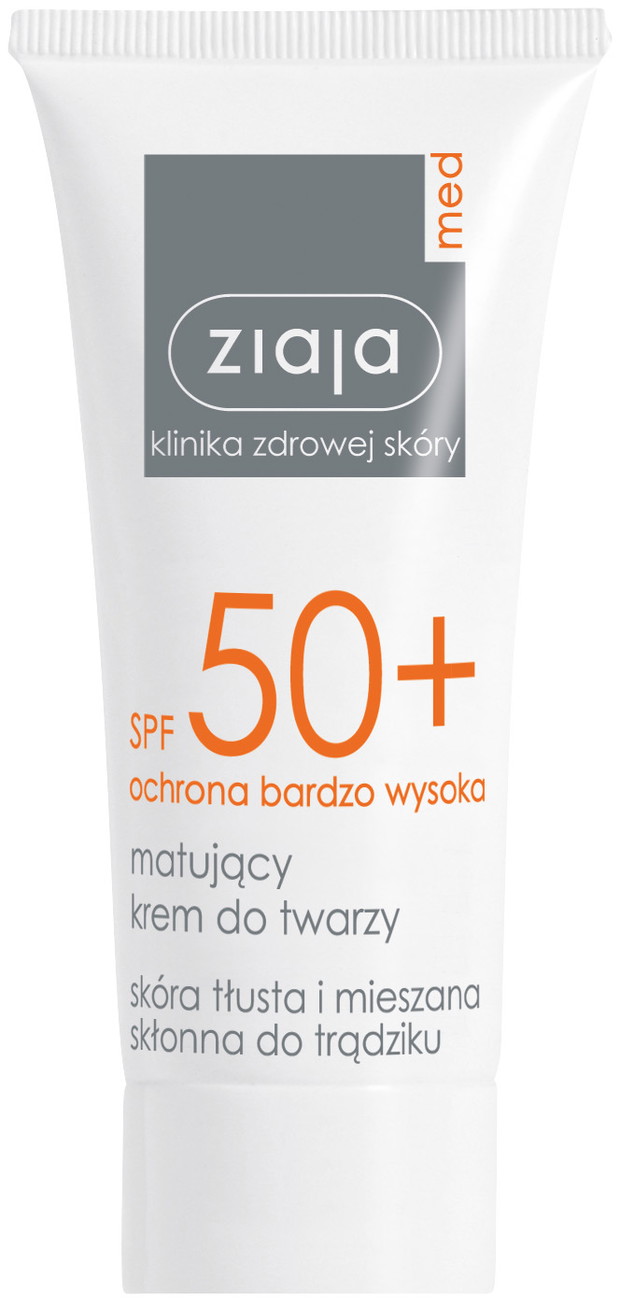 Matujący krem do twarzy skóra tłusta i mieszana skłonna do trądziku - skutecznie absorbuje nadmiar sebum, zapobiega podrażnieniom słonecznym. Pozostawia na skórze niewidoczną warstwę matującą, cen