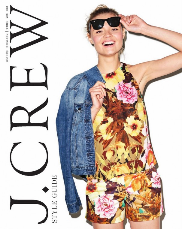 Naturalna Magdalena Frąckowiak w katalogu J Crew