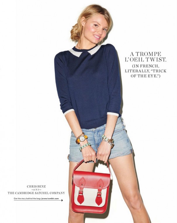 Naturalna Magdalena Frąckowiak w katalogu J Crew