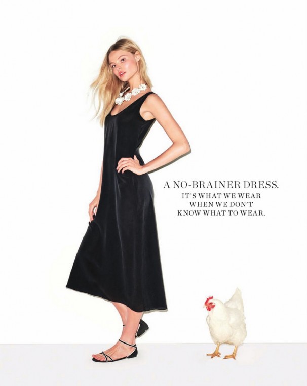Naturalna Magdalena Frąckowiak w katalogu J Crew