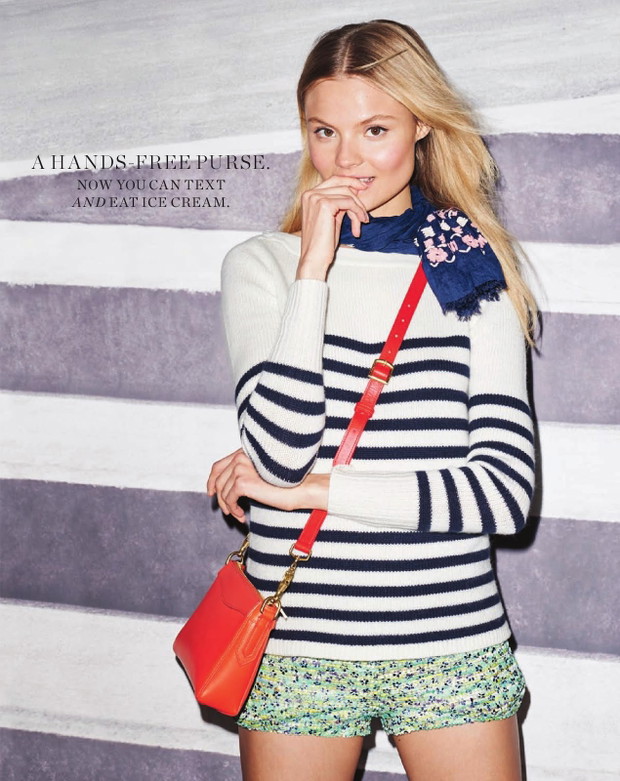 Naturalna Magdalena Frąckowiak w katalogu J Crew