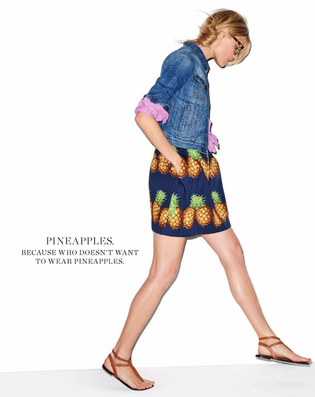 Naturalna Magdalena Frąckowiak w katalogu J Crew