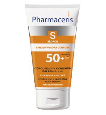 SUN BODY PROTECT Hydrolipidowy ochronny balsam do ciała SPF 50+W preparacie zastosowano specjalny system fotostabilnych filtrów UVA i UVB, o podwójnym mechanizmie działania antyUV (odbijania i pochłaniania