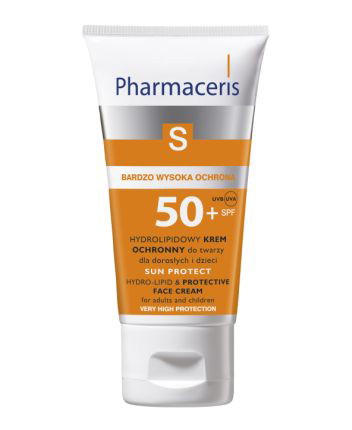 SUN PROTECT Hydrolipidowy krem ochronny do twarzy dla dorosłych i dzieci SPF 50+ polecany do twarzy dla skóry delikatnej, wrażliwej i problemowej – wymagającej bardzo wysokiej ochrony przed intensywnym na