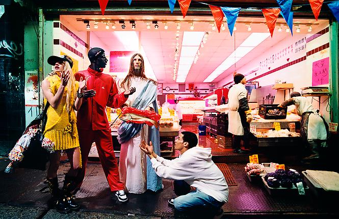 David LaChapelle, Jesus Is My Homeboy: Intervention, 2003Chromogenic Print, © David LaChapelle