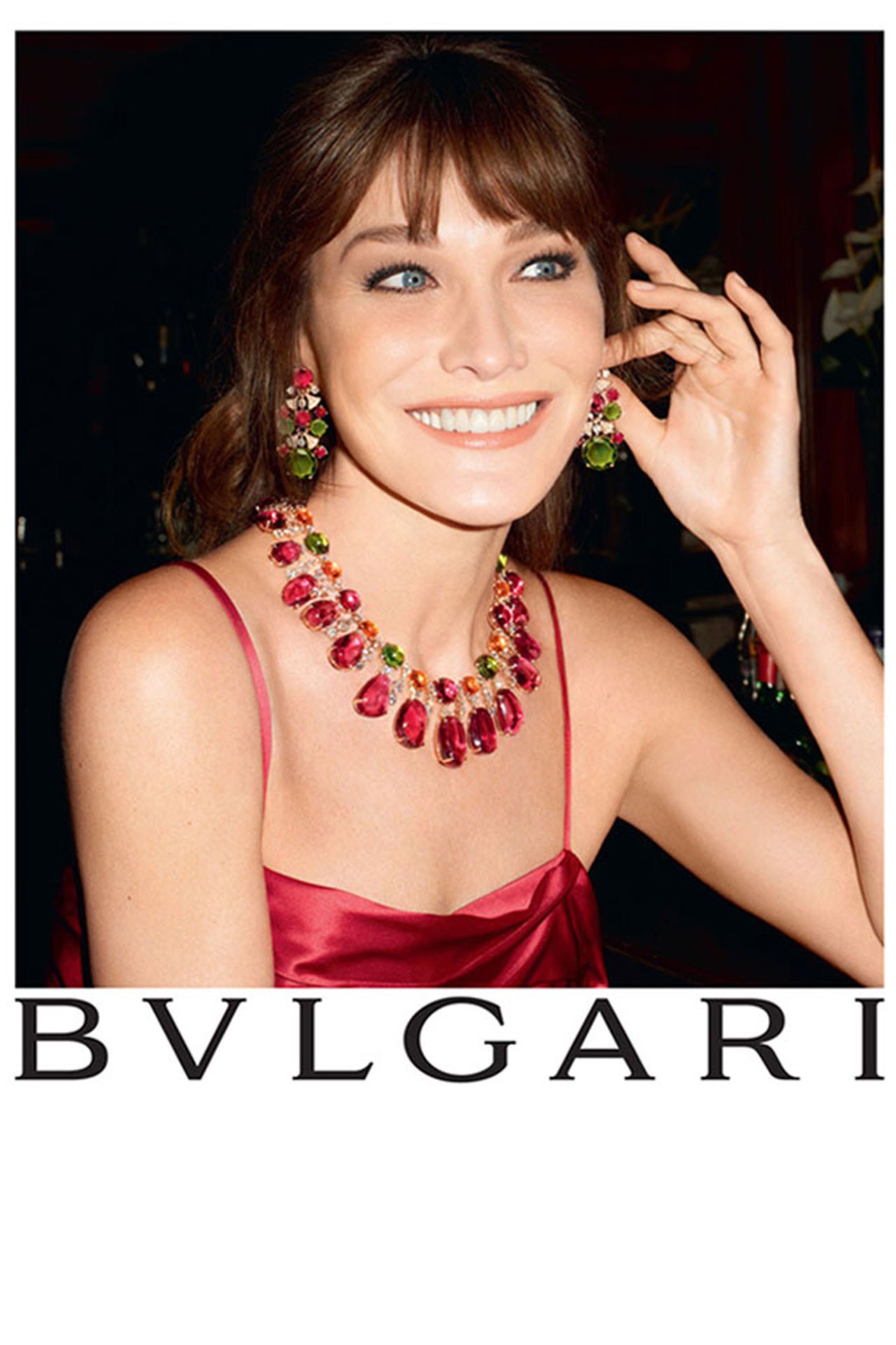 Carla Bruni-Sarkozy reklamuje biżuterię Bulgari